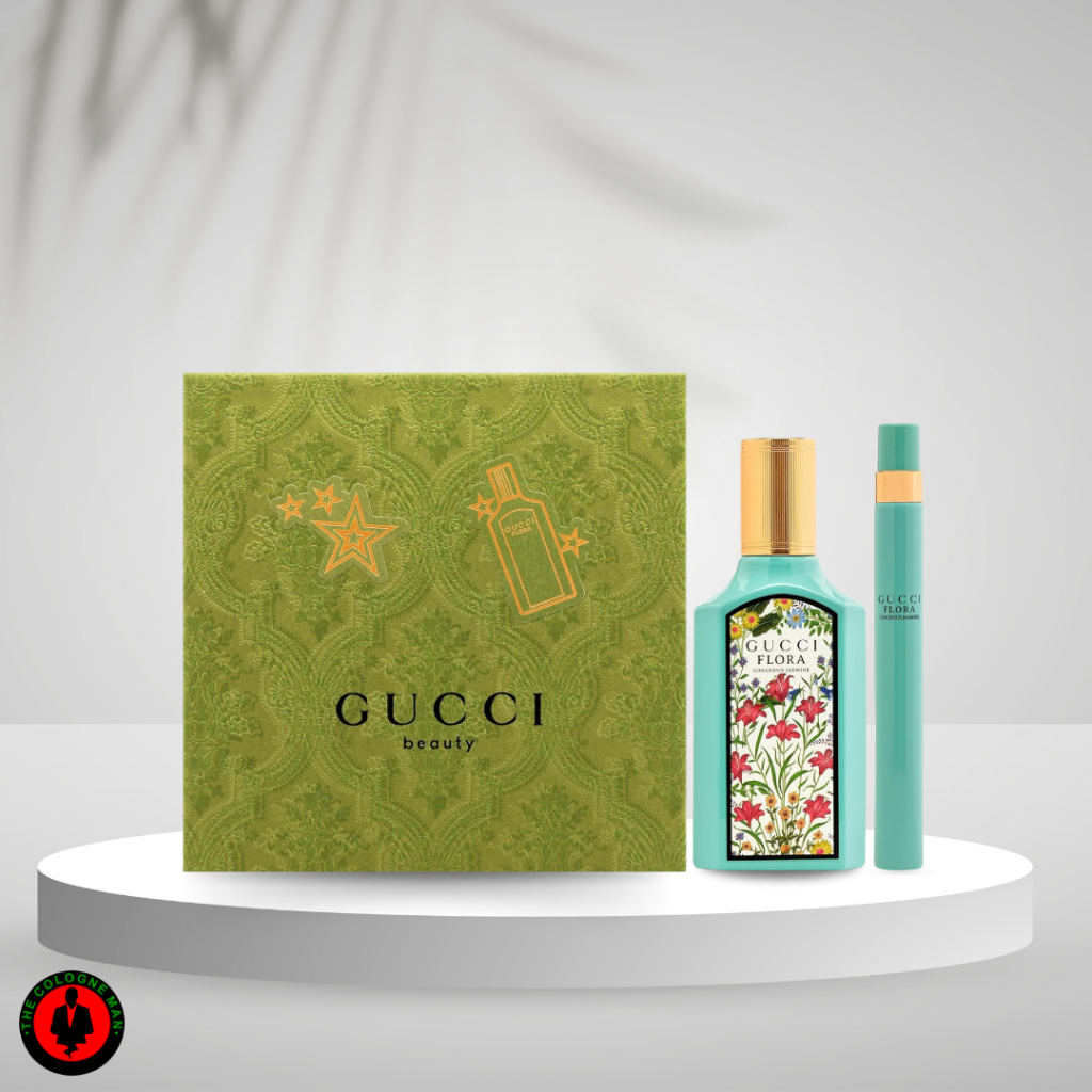 Gucci Flora Gorgeous Jasmine 2pc Gift Set (1.6oz EDP SP,10ml EDP SP)
