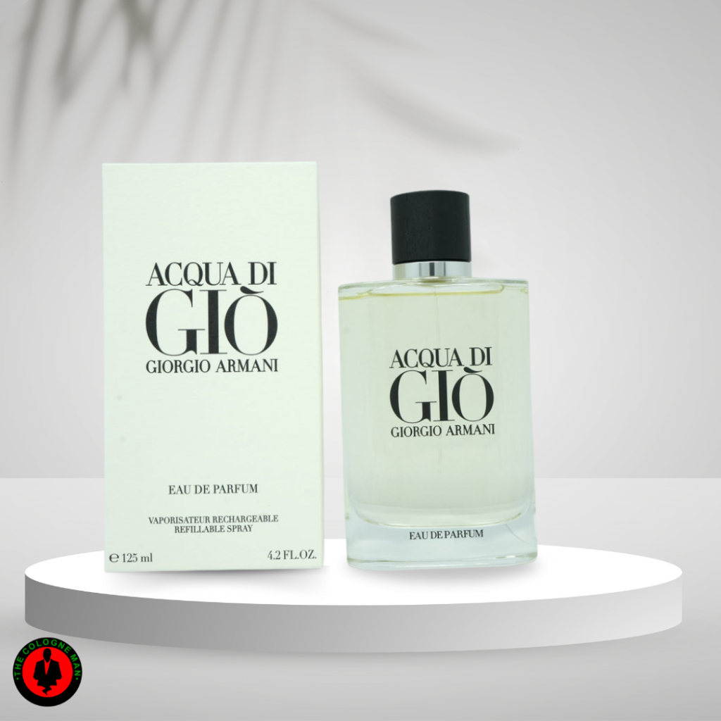 Acqua Di Gio For Men EDP SP 4.2oz (LI FREE)(Refillable)