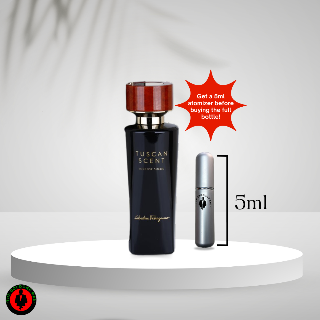 Salvatore Ferragamo Tuscan Scent Incense Suede For Unisex - Atomizer 5ML