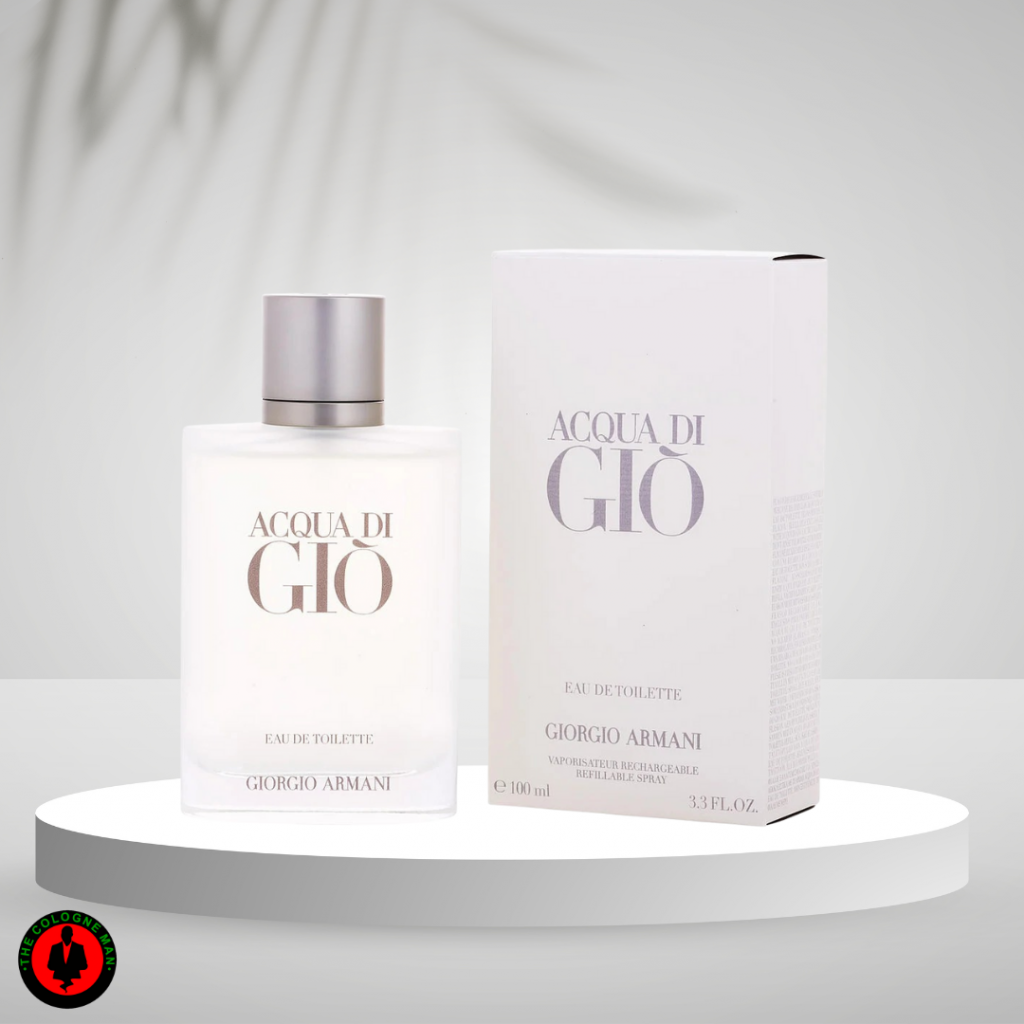Acqua Di Gio Giorgio Armani Eau De Toilette Refillable Spray 3.4 Oz For Men