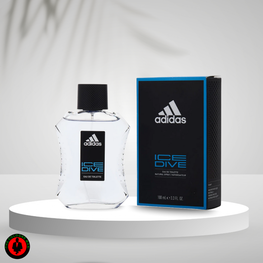 Adidas Ice Dive Cologne Edt Spray 3.4 oz .