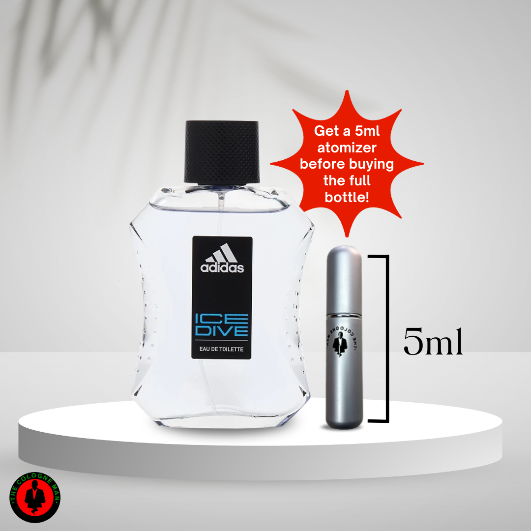 Adidas Ice Dive Cologne Edt Spray 3.4 oz