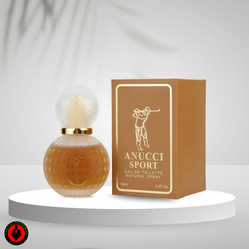 Anucci Sport For Men Eau De Toilette Spray 3.4 Ounces.