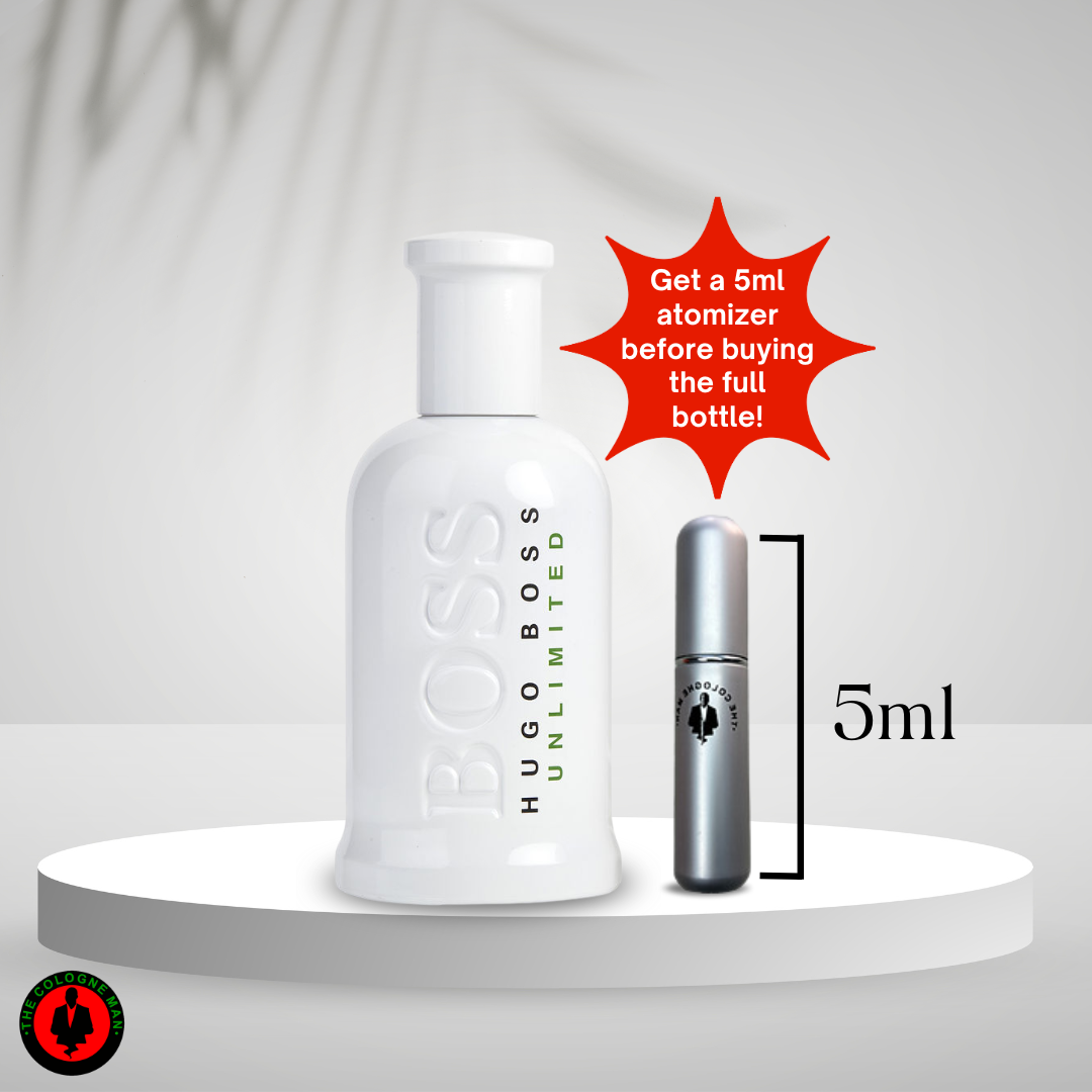 Boss Bottled Unlimited For Men Eau De Toilette Spray 3.3 and 6.7 Oz Brand New Authentic