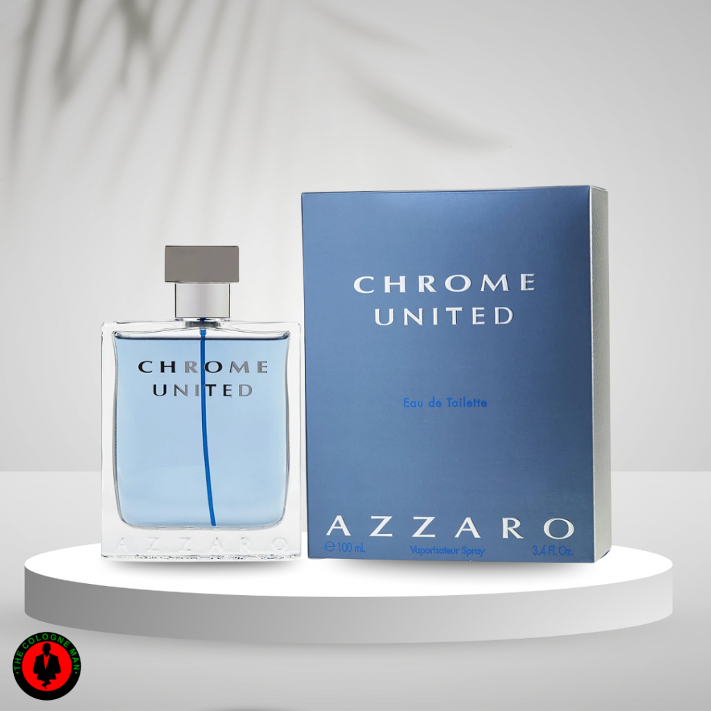 Chrome United For Men Eau De Toilette Spray 3.4 Oz By Azzaro New