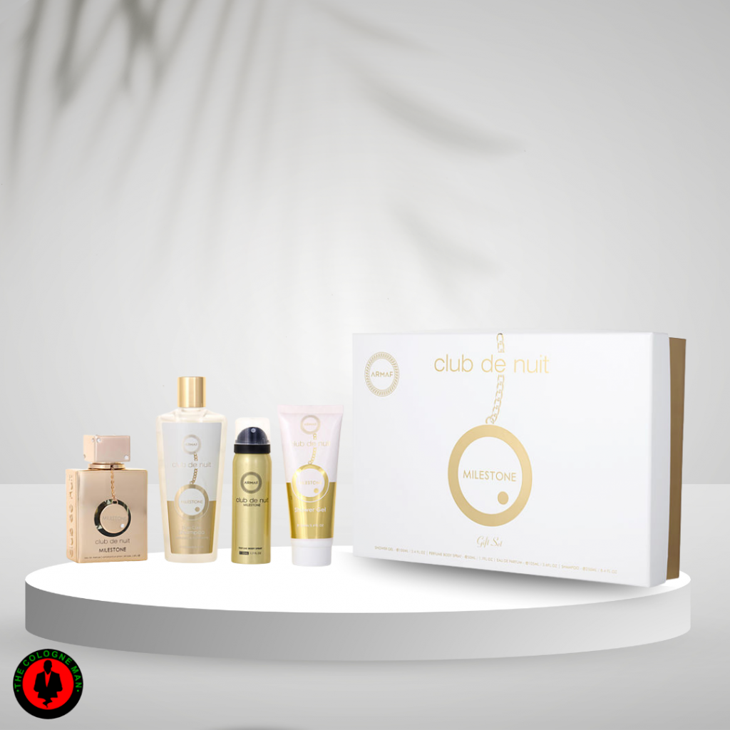 Club De Nuit Milestone By Armaf 4 Piece Set Eau De Parfum Spray