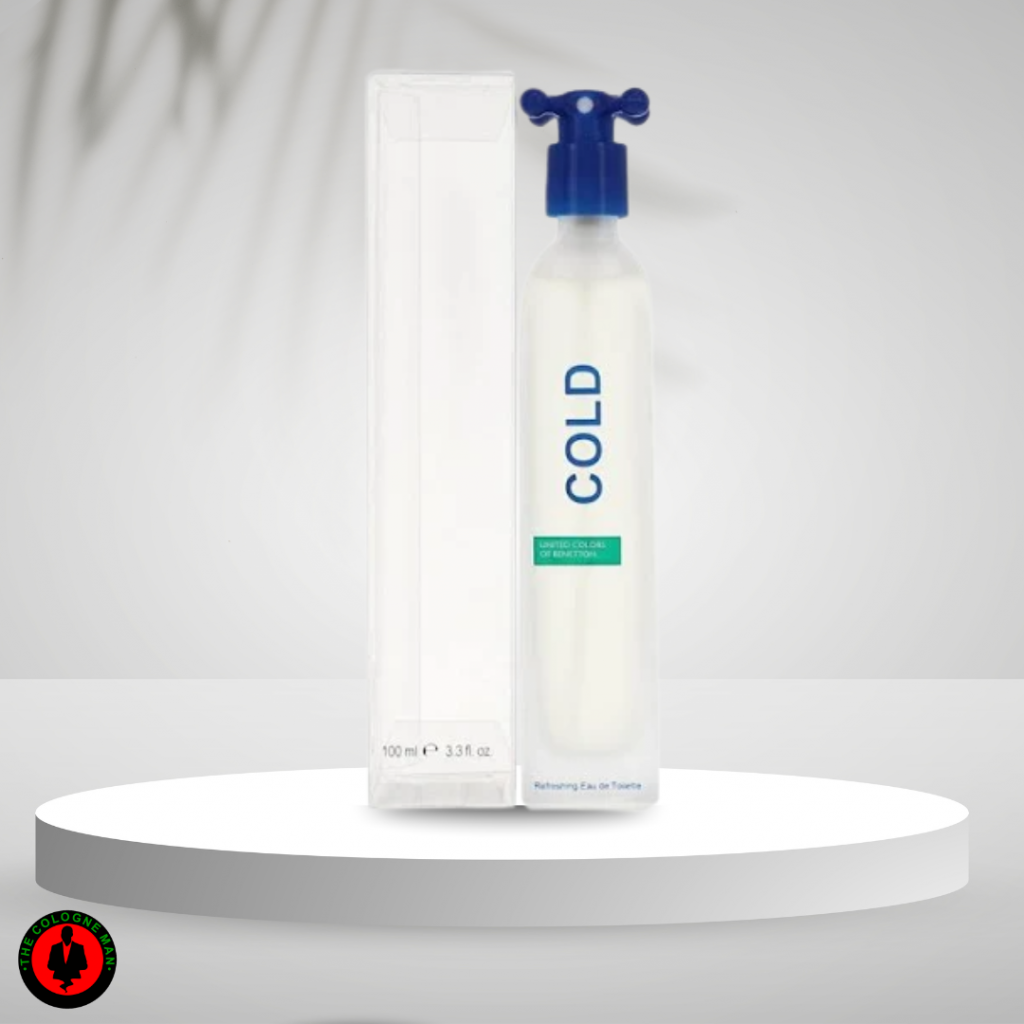 Cold For Men Eau De Toilette Spray 3.3 Oz By Benetton New Authentic.