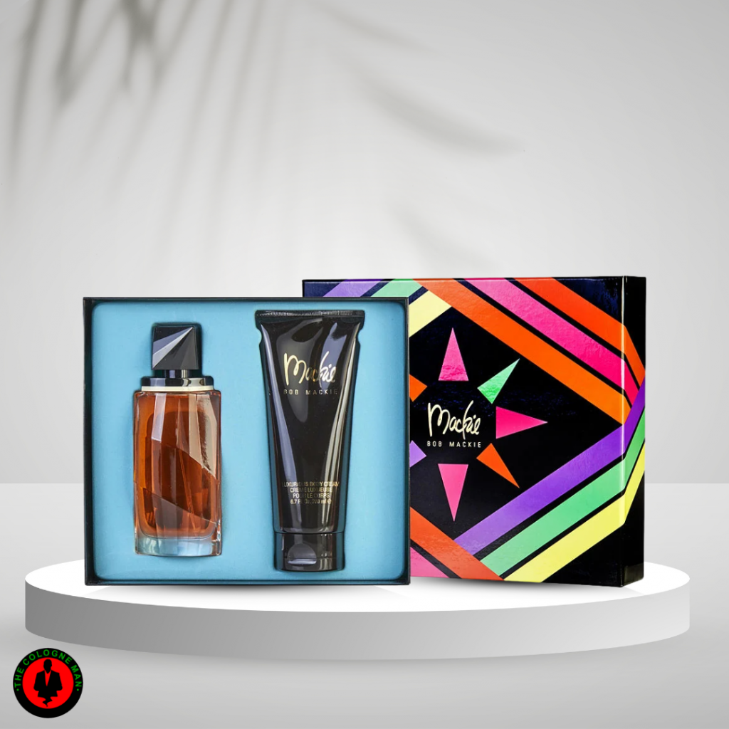 Mackie 2 Piece Set for Women by Bob Mackie Edt Sp 3.4 oz & Body Cream 6.7 oz New.