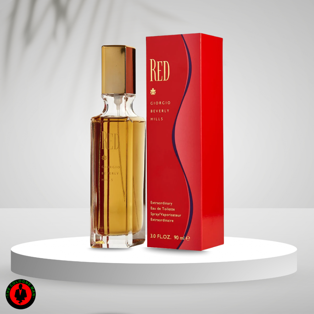 Red For Women Eau De Toilette Spray 3 Oz By Giorgio Beverly Hills New Authentic.