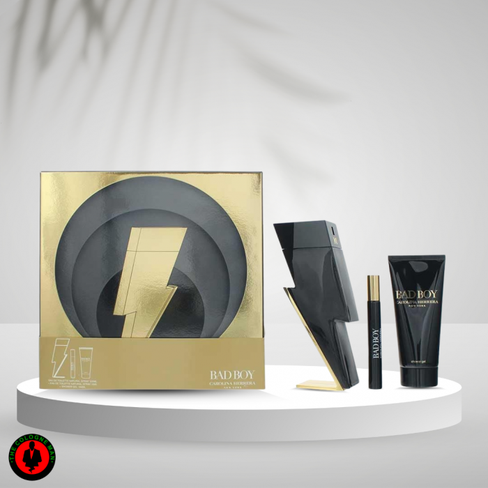 Bad Boy By Carolina Herrera 3pc Set For Men Edt Sp Authentic Sealed (2)