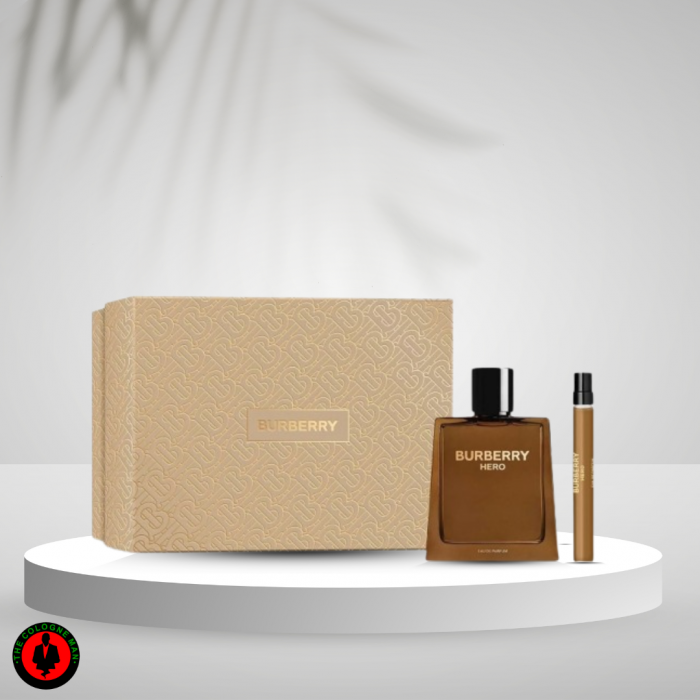 Burberry Hero 2 Pc Set For Edp Sp 3.4, Sp 0.33 Oz Authentic Sealed