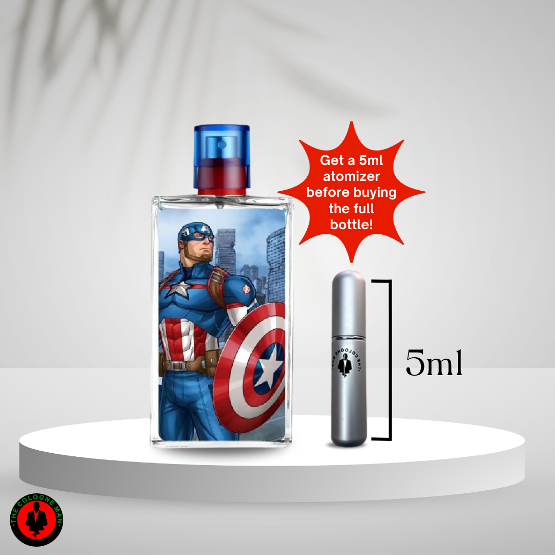Captain America 2 Pc Set For Kids Edt 1.7, Sg 10.0 Oz - 9009 Authentic Sealed