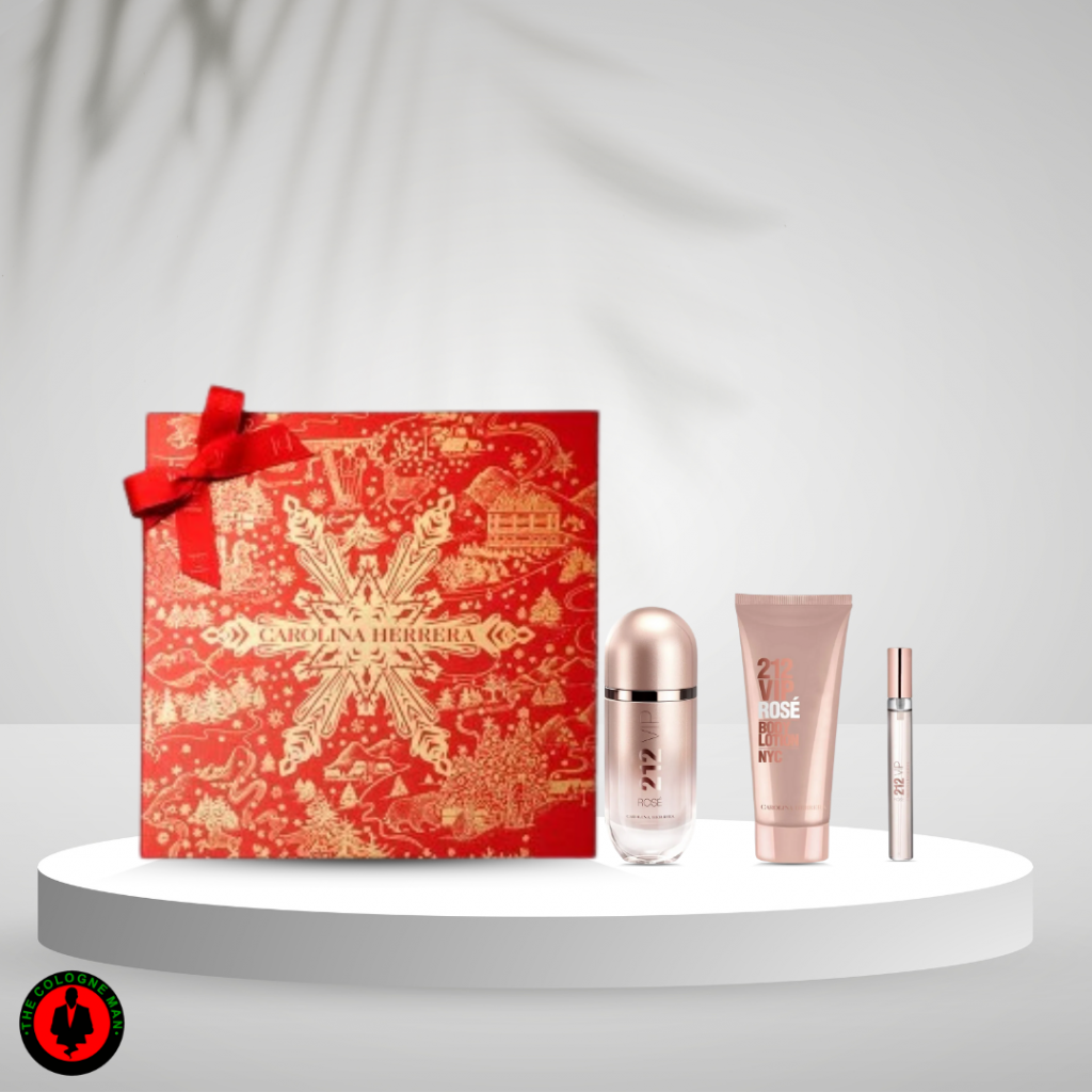 Carolina Herrera 212 Vip Rose 3pc Gift Set For Women Authentic Sealed (2)