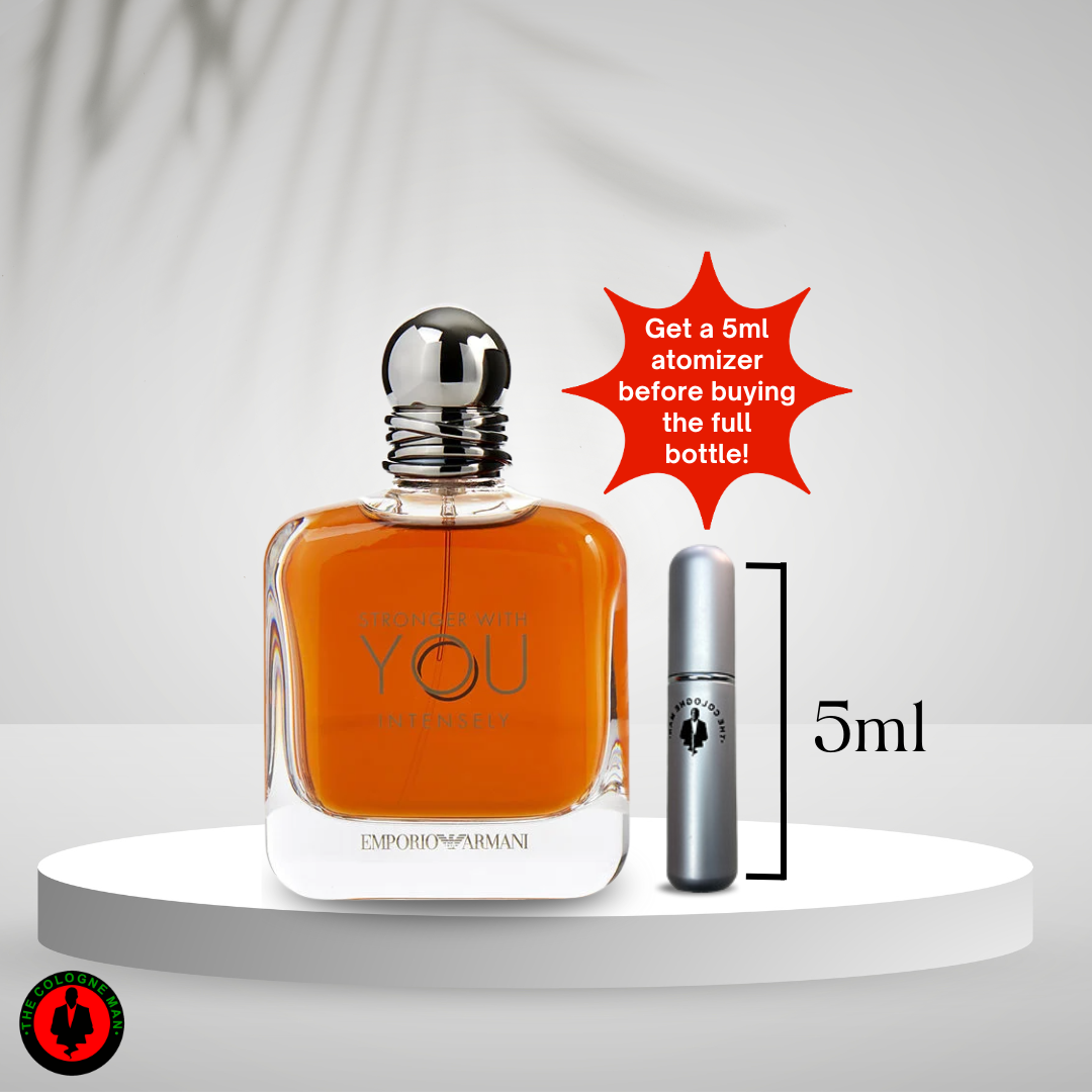 Giorgio Armani Stronger With You Intensely For Men 3.3 Oz Edp Authentic Sealed