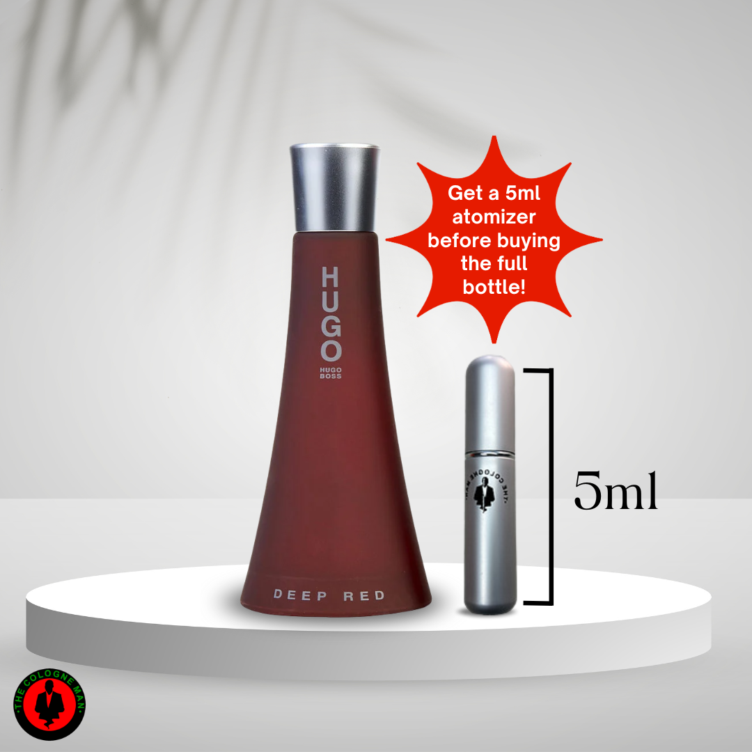 Hugo Deep Red For Women Eau De Parfum Spray 3 Oz Authentic New Box Sealed