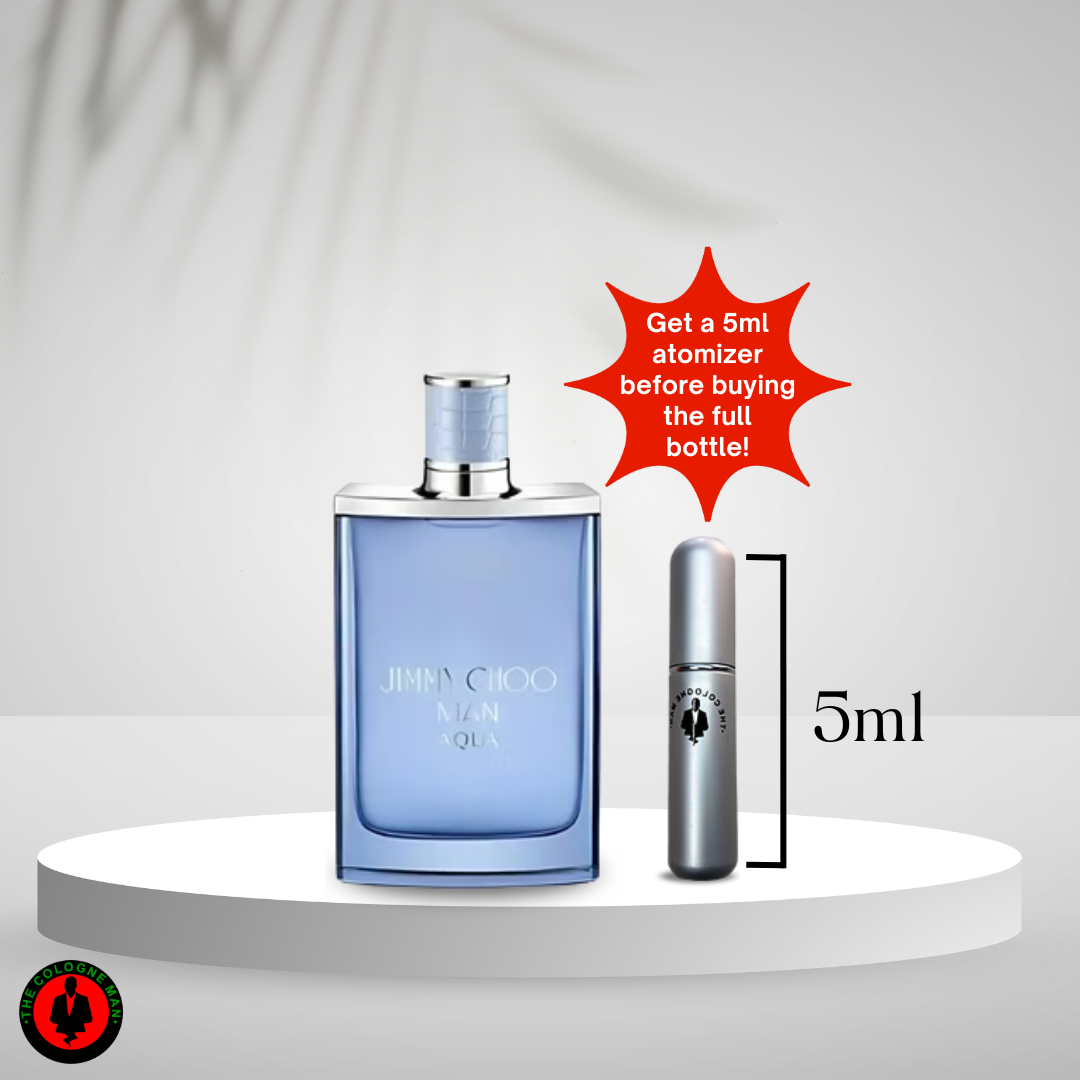 Jimmy Choo Acqua Man 4pc Set For Men Edt Sp 3.4, Sg 3.3, As 3.3, 0.25 Oz Authentic Sealed