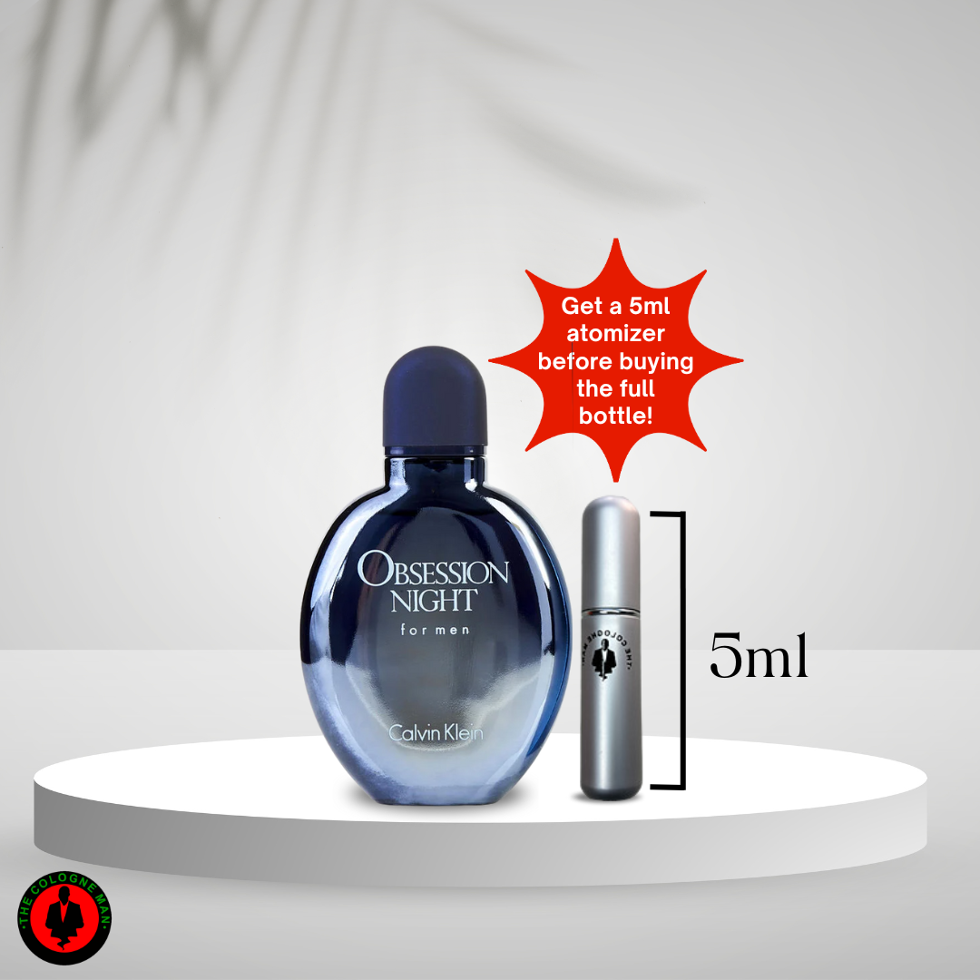 Calvin Klein Obsession Night For Men Edt Sp 4.0 Oz Authentic New Box Sealed