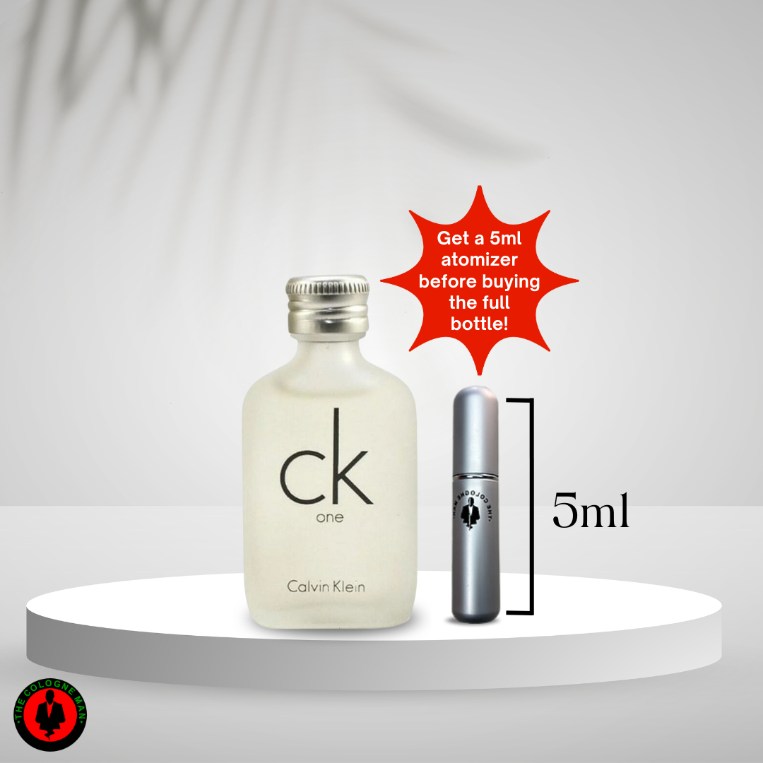 Calvin Klein One Unisex Edt Sp 0.5 Oz - Mini Authentic New Box Sealed