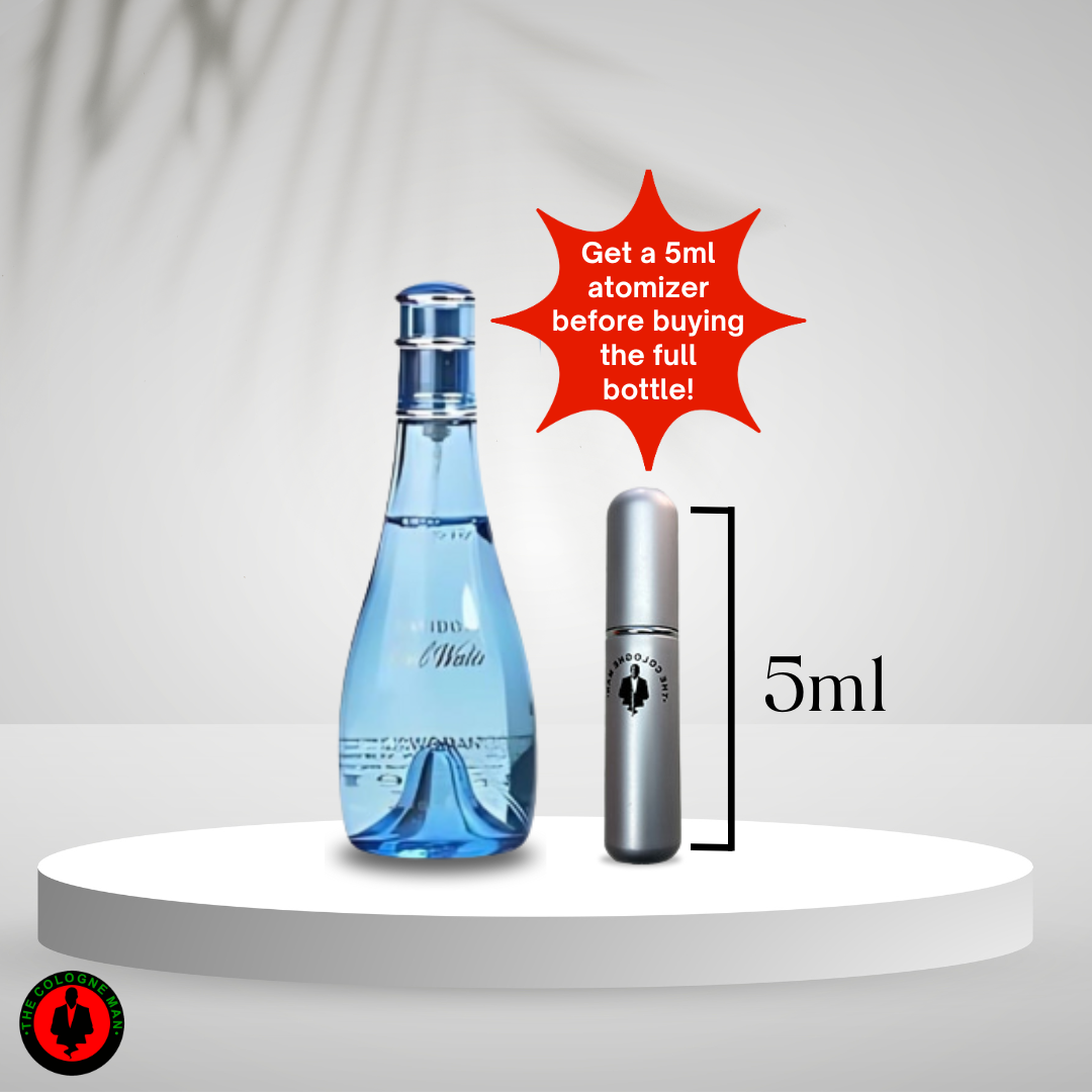 Cool Water 3pc Set For Women Edt Sp 3.4, Bl 2.5, Sg 2.5 Oz Authentic Sealed (2)