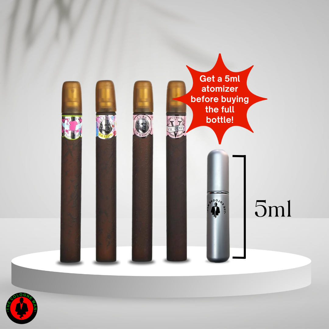 Cuba Quad 1 For Women 4pc Set Heartbreaker, La Vida, Victory, Vip 1.17 Oz Authentic Sealed