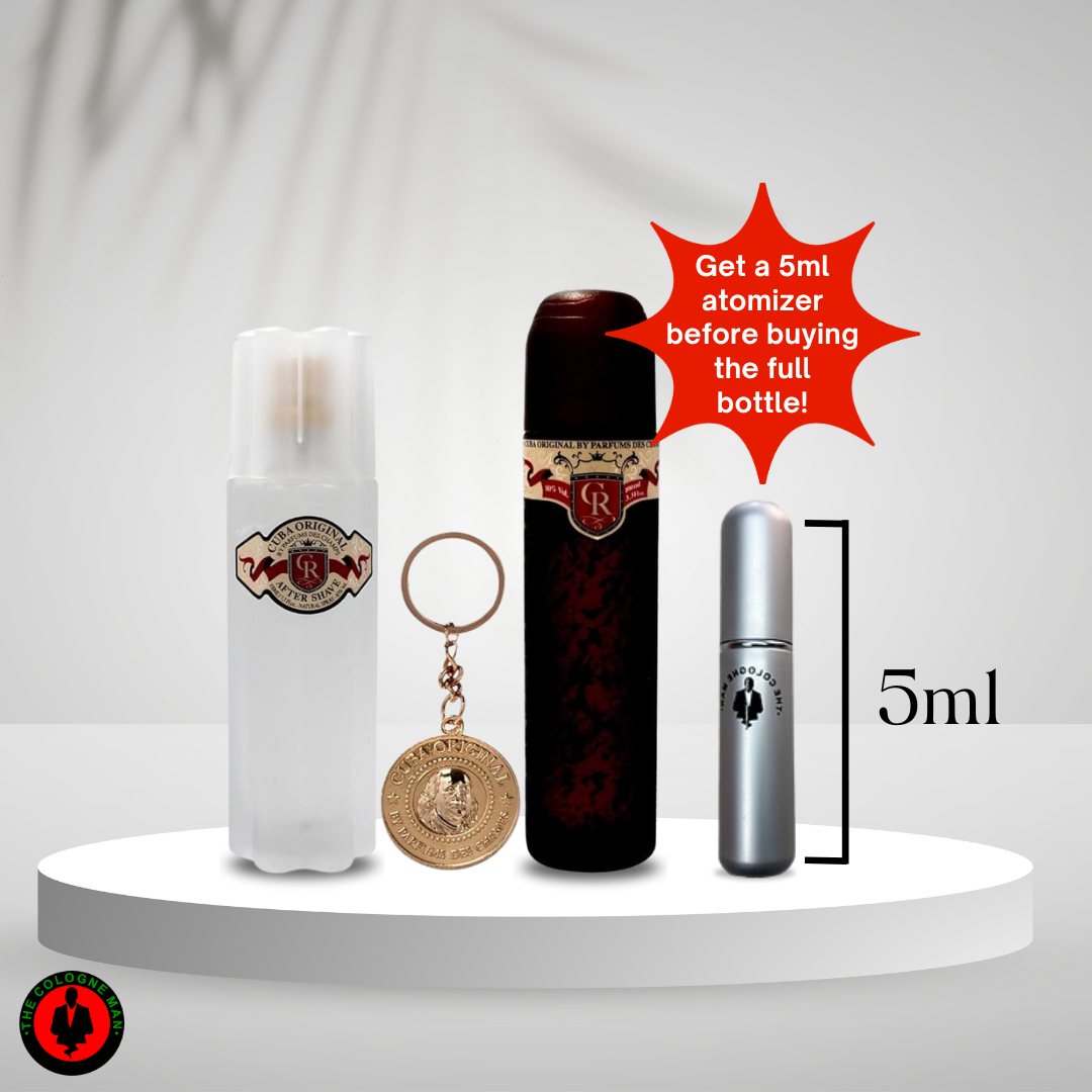 Cuba Royal 3pc Set For Men Edt Sp 3.4, As 3.4, Key Chain Authentic Sealed