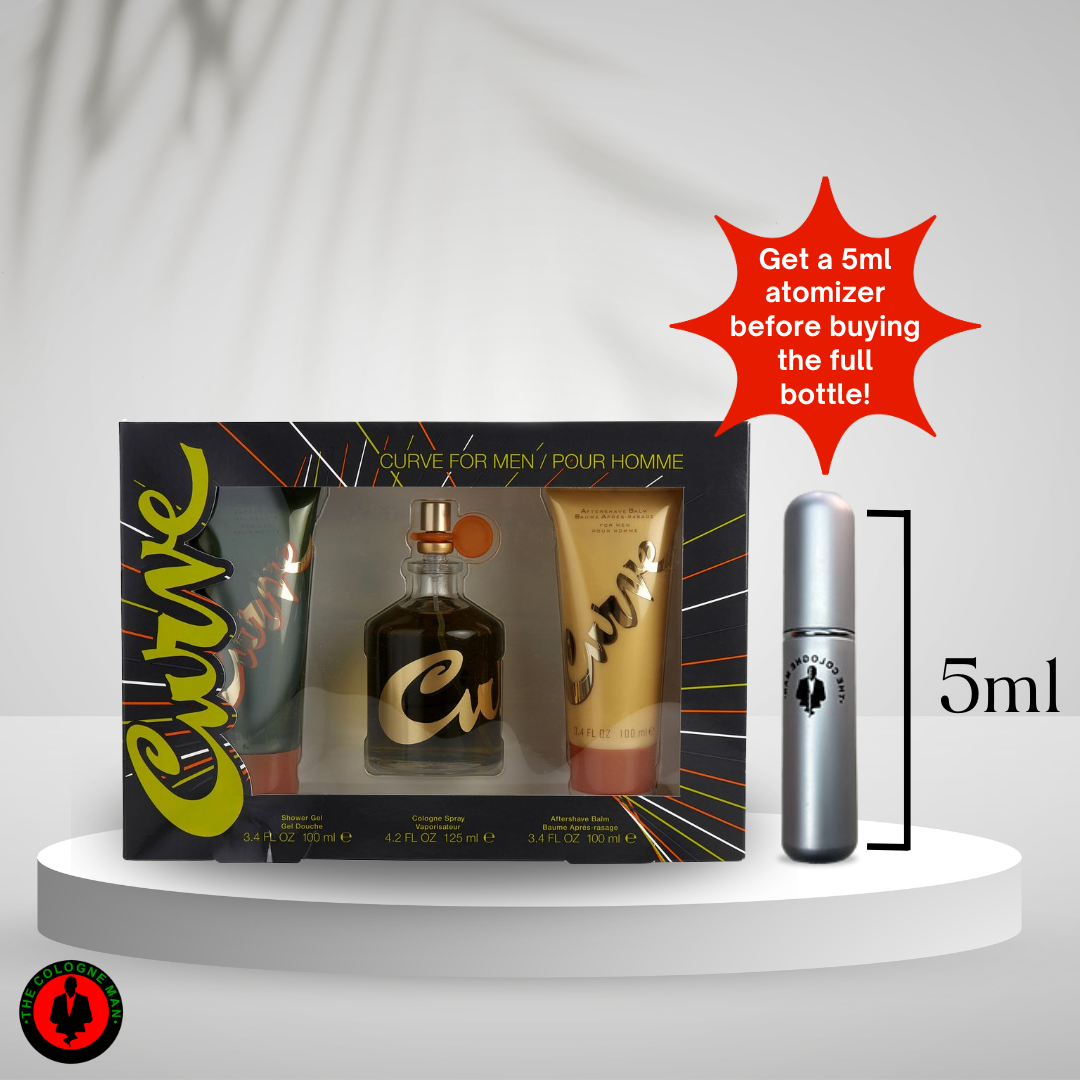 Curve 3pc Set For Men Col Sp 4.2, Asb 3.4, SG 3.4 Oz Authentic New Box Sealed