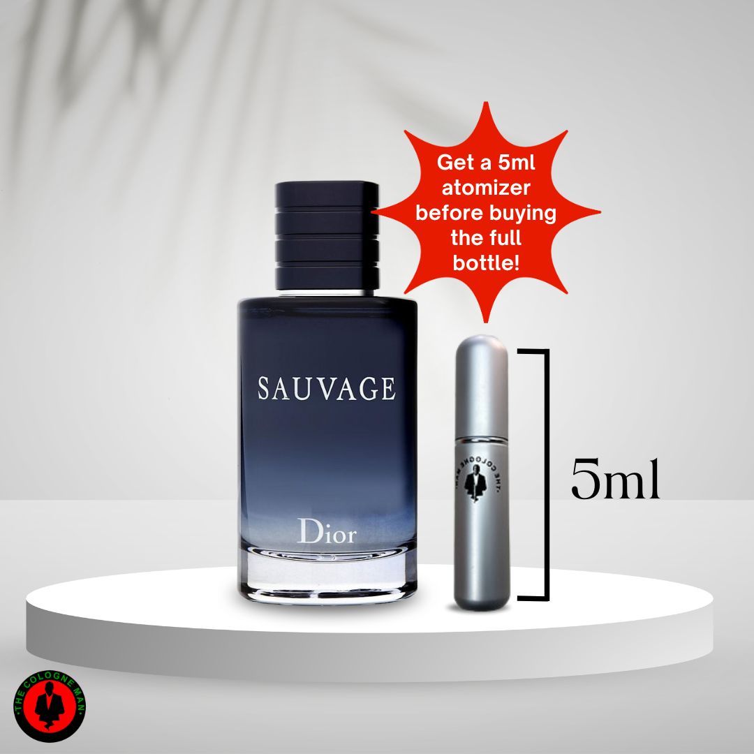 Dior Sauvage Refillable For Men Edt Sp 3.4 Oz Authentic Sealed (1)