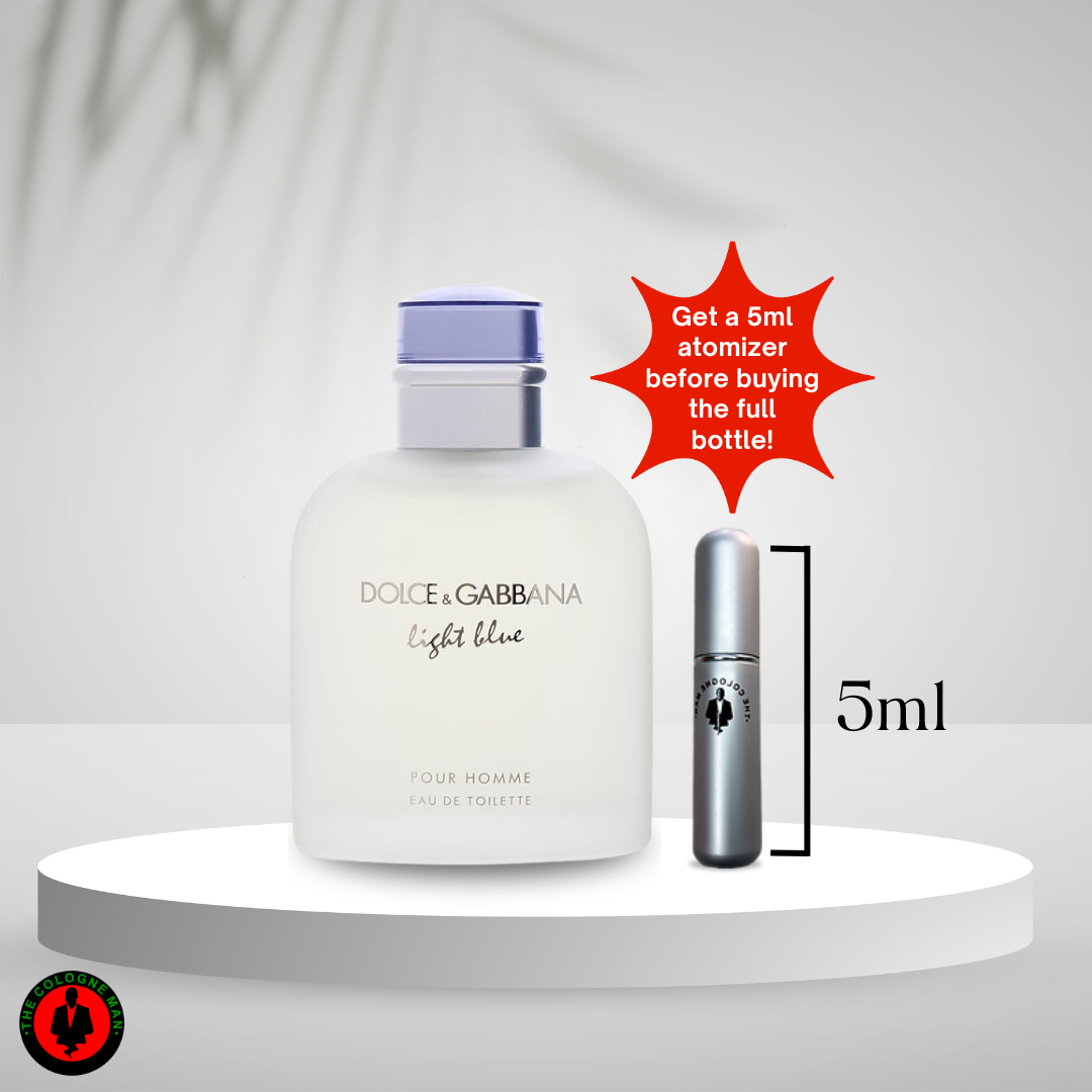 Dolce & Gabbana Light Blue For Men Edt Sp 4.2 Oz Authentic New Box Sealed