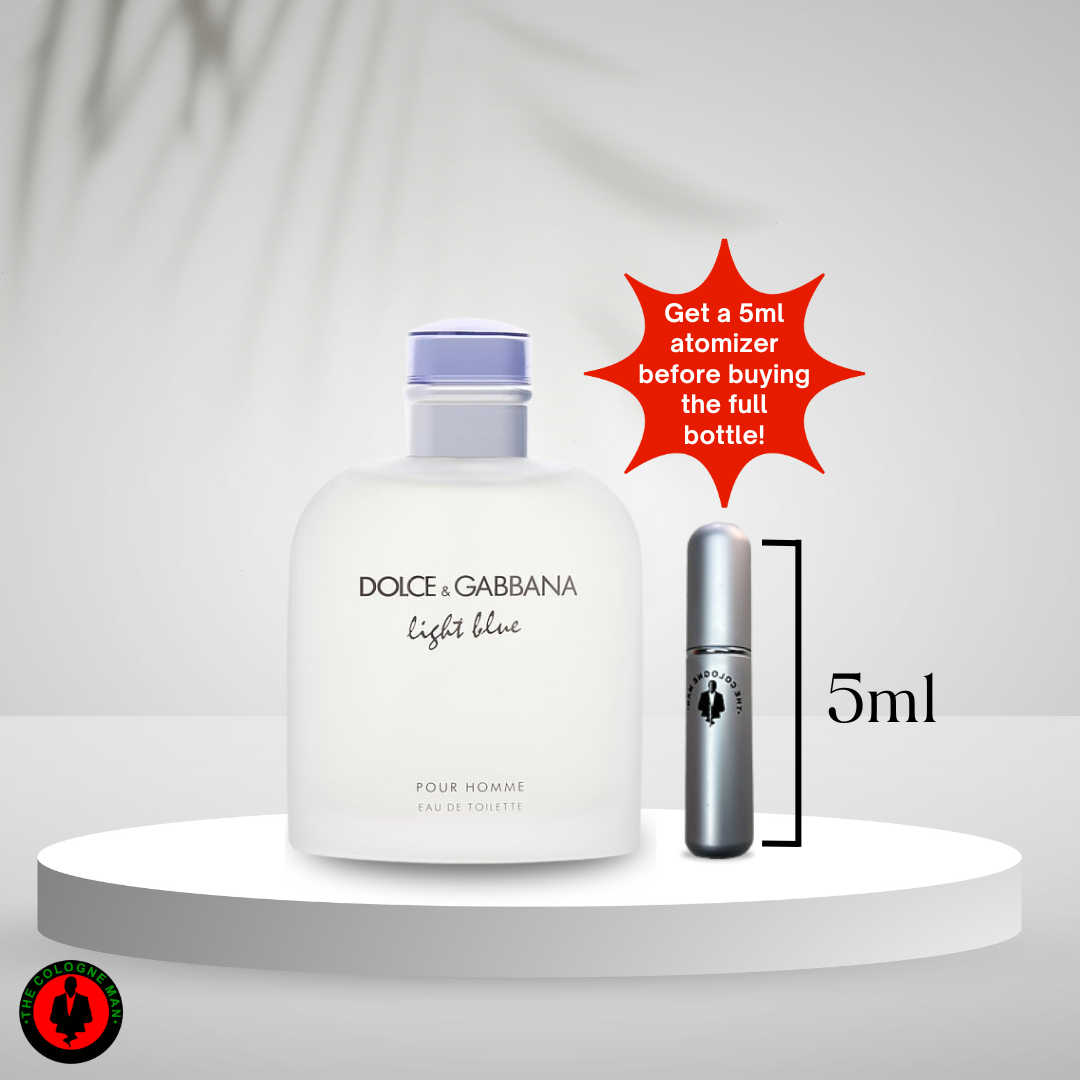 Dolce & Gabbana Light Blue For Men Edt Sp 6.7 Oz Authentic New Box Sealed