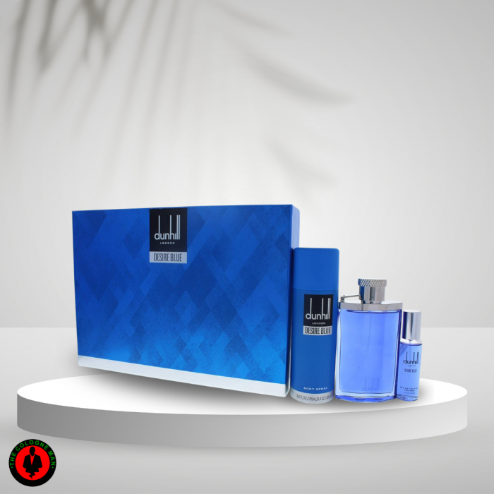 Dunhill Desire Blue 3pc Set For Men Edt Authentic New Box Sealed (2)