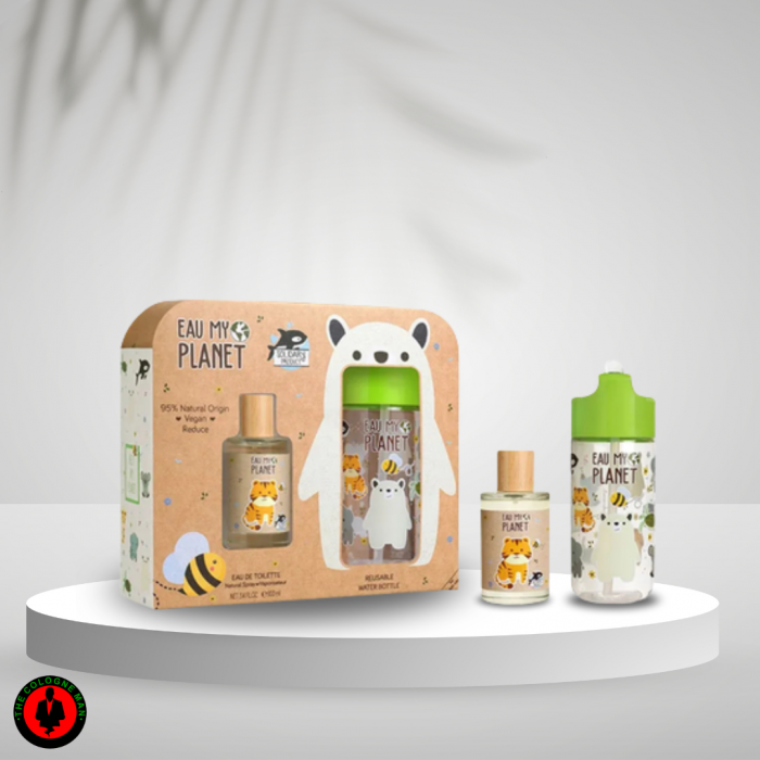 Eau My Planet 2pc Set For Kids Edt Sp 3.4, Water Bottle - 8974 (2)