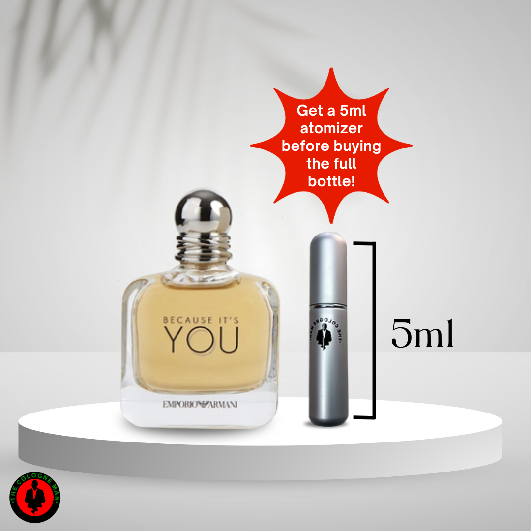 Emporio Armani Because It's You For Women Edp Sp 3.4 Oz Authentic Sealed (1)