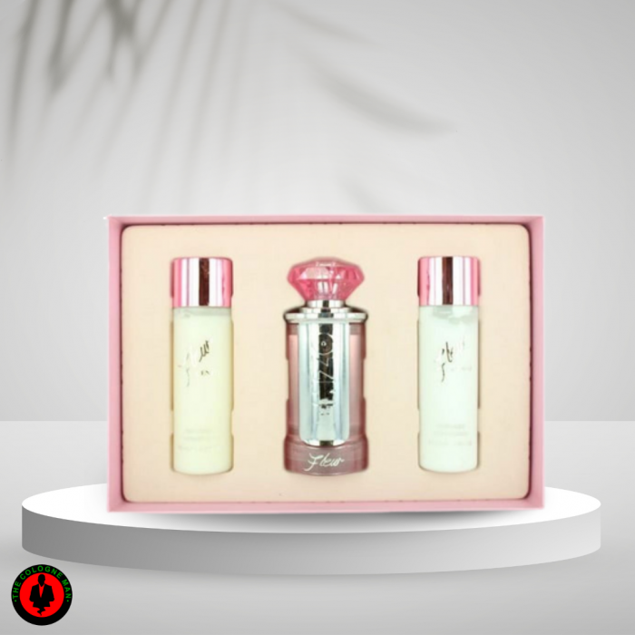 Enzo Fleur 3pc Set For Women Edp Sp 3.4, BL 5.0, SG 5.0 Oz (2)