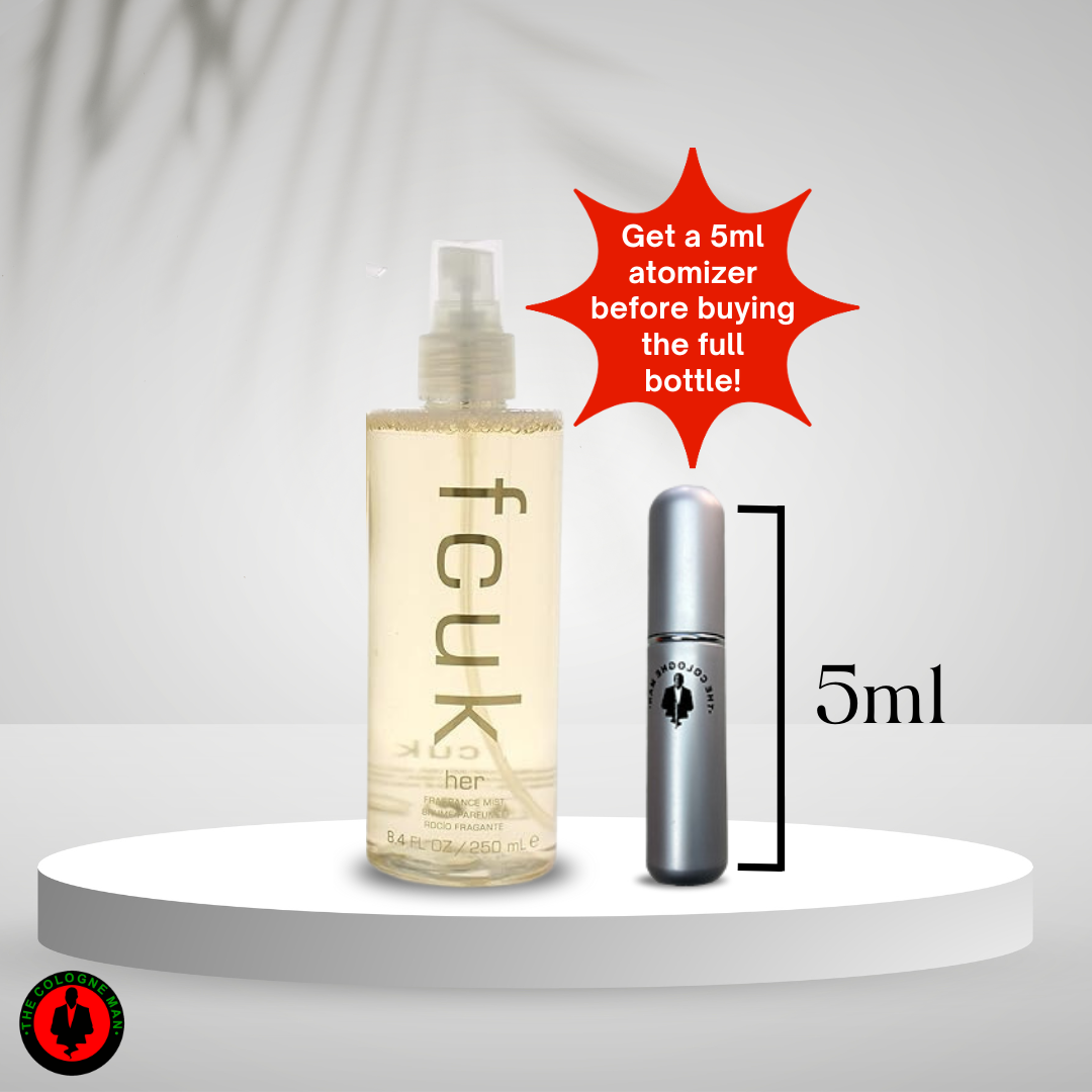 Fcuk 3 Her 3pc Set For Women Edt Sp 3.4, Bl 8.4, Bm 8.4 Oz Authentic Sealed (1)