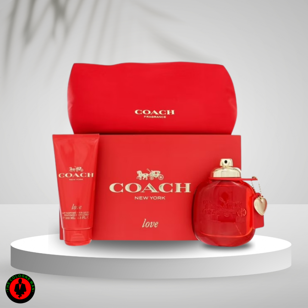 Coach Love 3pc Set For Women Edp Sp 3.0,Bl 3.3 Oz Pouch Authentic Sealed