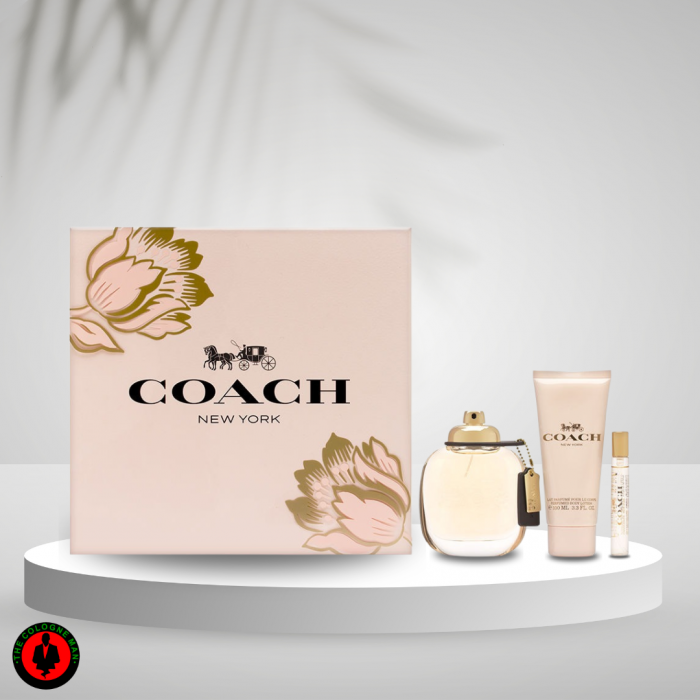 Coach New York 3pc Set Edp For Women Sp 3.0, Bl 3.3, Sp 0.25 Oz Authentic Sealed