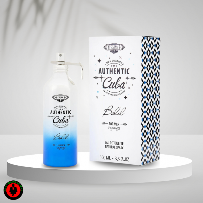 Cuba Authentic Bold For Men Edt Sp 3.4 Oz Authentic New Box Sealed