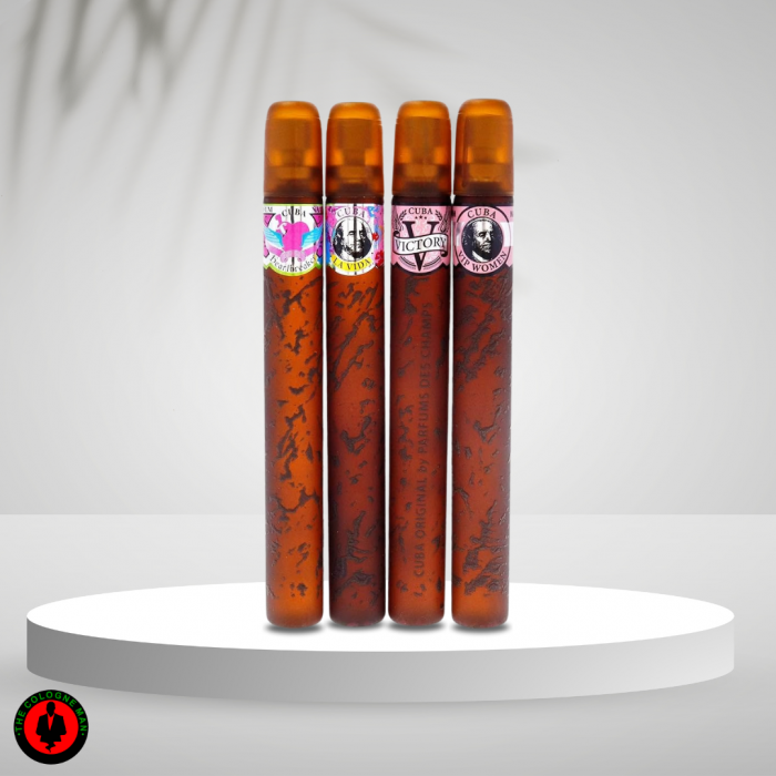 Cuba Quad 4pc Set For Women Heartbreaker, La Vida, Victory, Vip 1.17 Oz Authentic Sealed
