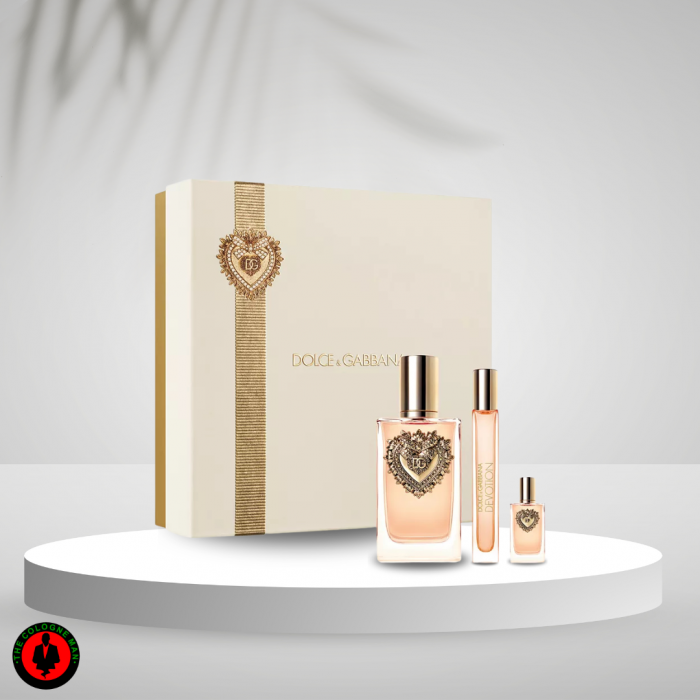 Dolce & Gabbana Devotion 3pc Set For Women Edp Sp 3.4,0.17, 0.33 Oz Authentic Sealed