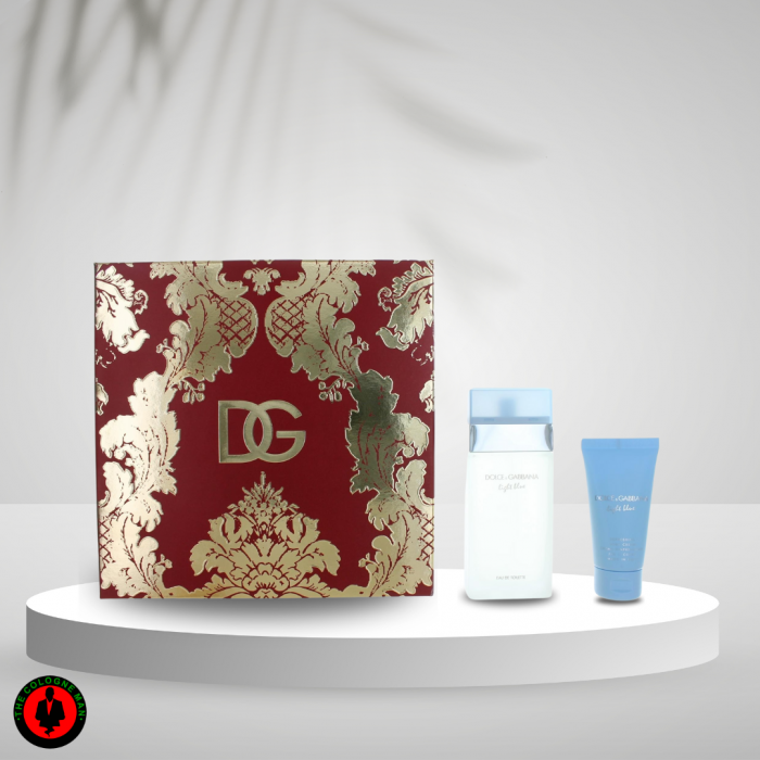 Dolce & Gabbana Light Blue 2pc Set For Women Edt Sp 3.3, Bl 1.7 Oz Authentic Sealed