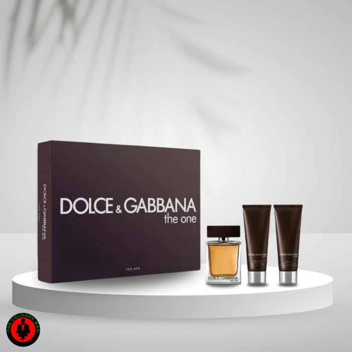Dolce & Gabbana The One 3pc Set For Men Edt 3.3, Asb 1.6, Sg 1.6 Oz Authentic Sealed