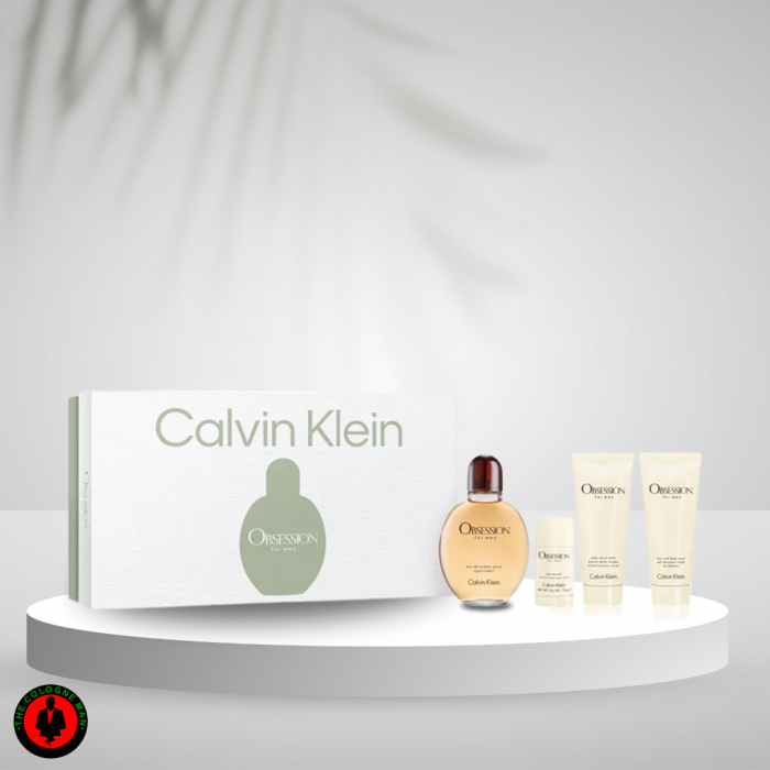 Calvin Klein Obsession 4pc Set For Men Edt Authentic New Box Sealed