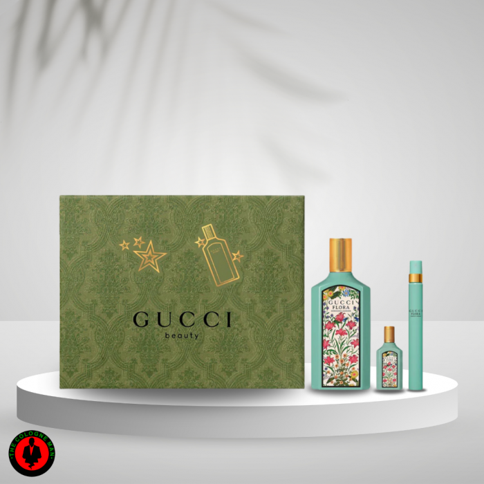 Gucci Flora Gorgeous Gardenia Jasmine 3pc Set For Women Edp Authentic Sealed