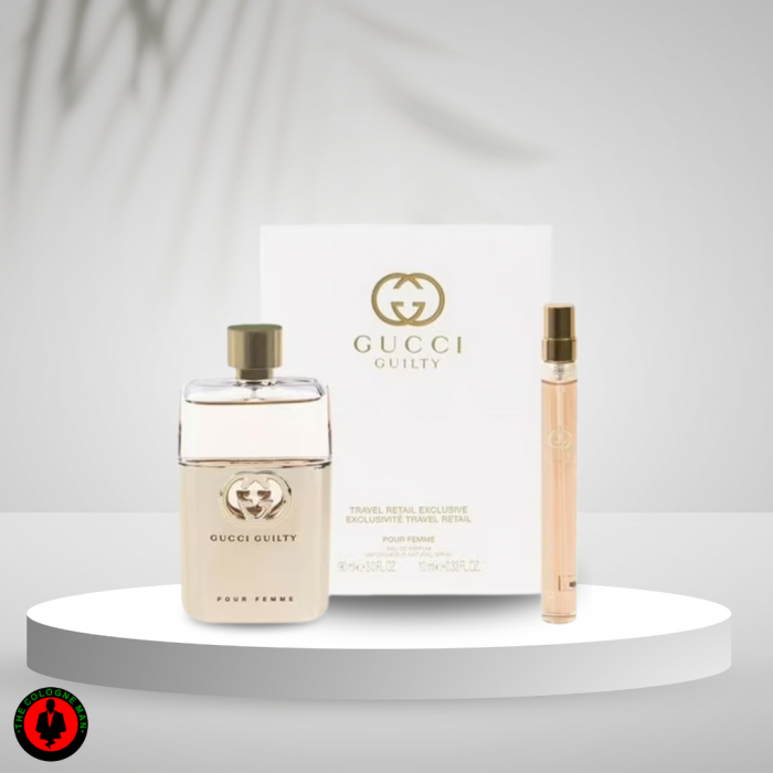 Gucci Guilty 2pc Set For Women Edp Sp 3.0, Sp 0.33 Oz Authentic Sealed (2)