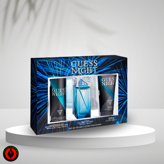 Guess Night 3pc Set For Men Edt Authentic New Box Sealed (1)